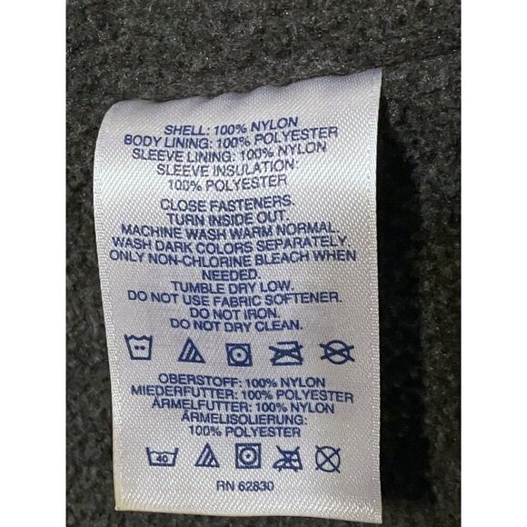 Lands End Squall Insulated Coat Jacket Womens Large 14-16 Purple Utility Chore - Picture 11 of 13